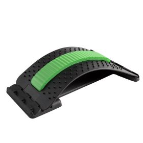 Lumbar Orthosis Lumbar Disc Protrusion Lumbar Massage Acupuncture Prominent Back Pain Relief (Option: Black green)