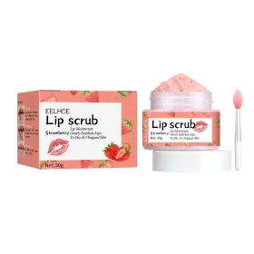 EELHOE Strawberry Lip Scrub, Moisturize Lips, Prevent Dry Crack, Moisturize Dead Skin, And Fade The Corners Of Lips (Option: 3PCS)