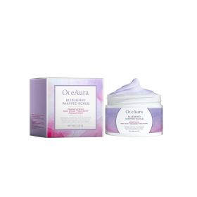 OceAura Blueberry Whipped Scrub, Exfoliating Tender Lighten Body Dull Brightening Skin Scrub (Option: 3PCS)